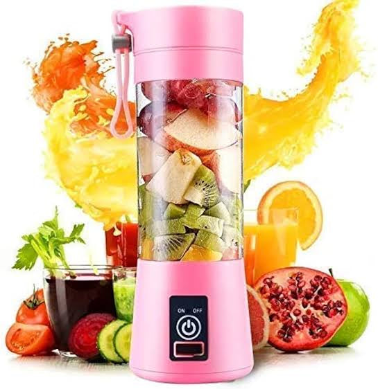 Blades Electric Blender Mini Portable Juicer Usb Rechargeable