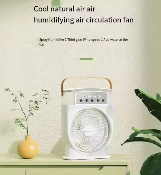 Portable Air Conditioner Humidifier Fan with Timing Function