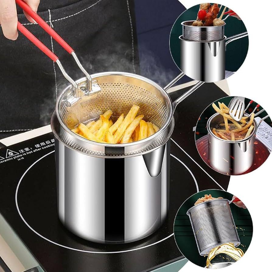 Deep Frying Pot Stainless Steel