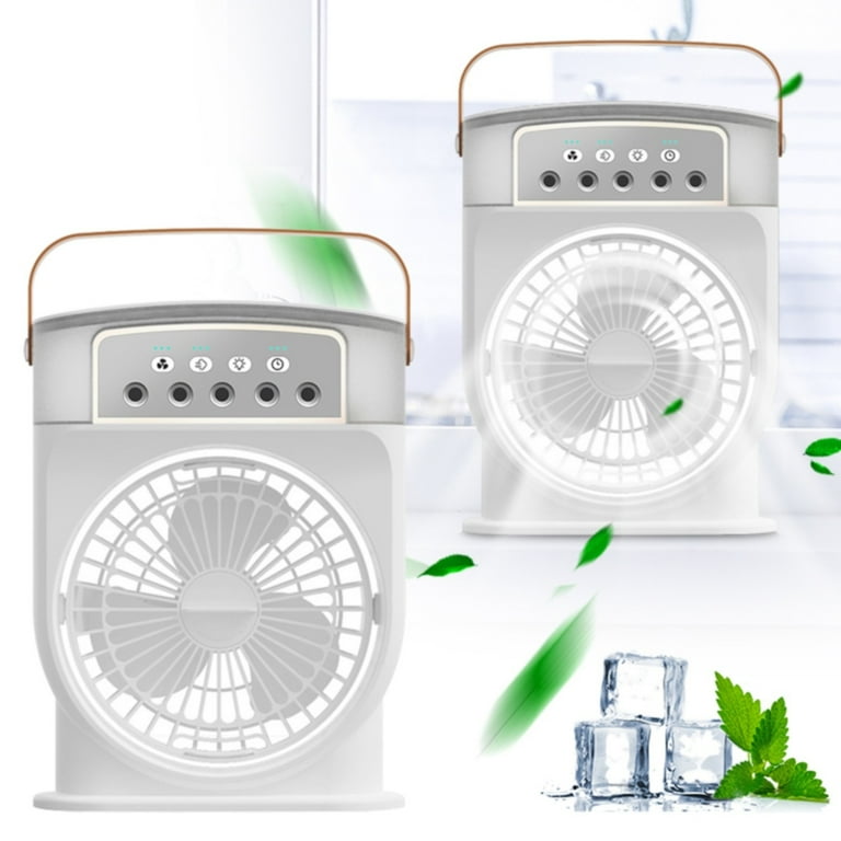 Portable Air Conditioner Humidifier Fan with Timing Function