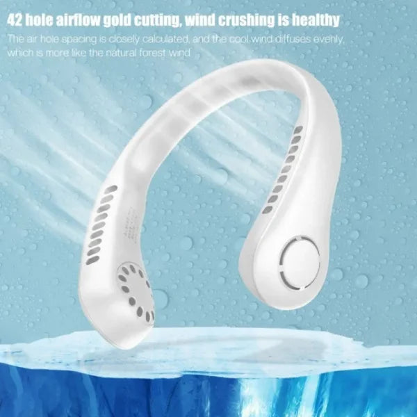 Arctic Air Hanging Neck Fan High Wind 3 Speed Adjustable Usb Charging Portable Quiet Super Long Life Outdoor Sports Office Camping