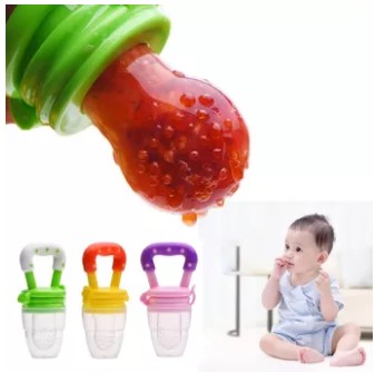 Baby Solid Baby Fruit Pacifier Fresh Fruit Feeder Infant Teething Toy Nibbler Teether Pacifier Safe Silicone Pacifier