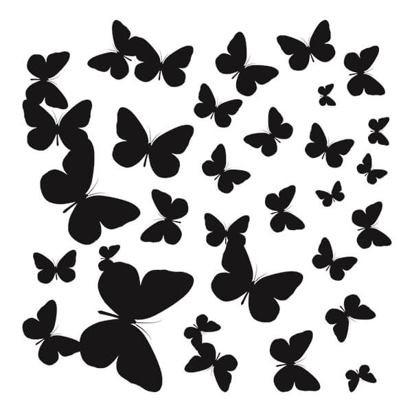 Flying Butterfly Wooden Wall Decor Butterflies Wall Decor,
