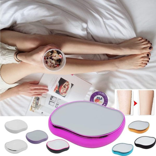 Hair Remover, Crystal Hair Eraser For Women Arms Legs Back Reusable & Washable Portable Manual Epilator Crystal Hair Removal Washable Portable Hair Removal Device Beauty Tool (random Color)