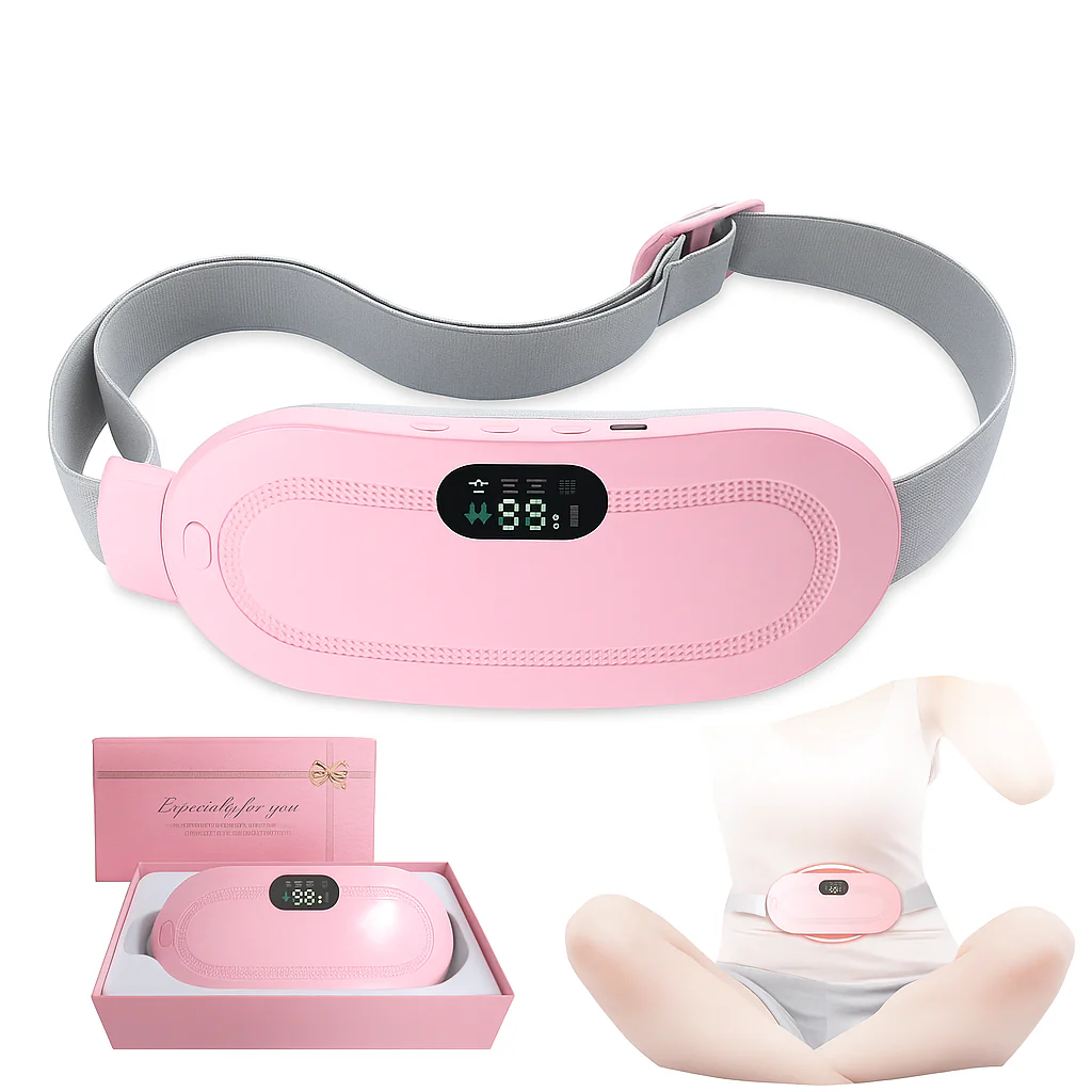 Digital Period Pad Heating And Vibrating For Healing Period Cramps – Women’s Care Pin Relief With 3 Heat Levels And 4 Mode