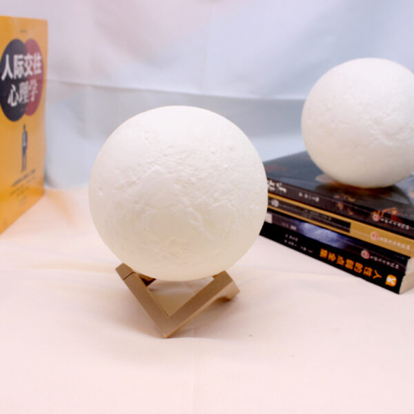 Led Moon Ball Lamp – 3d Printed Lunar Lamp Colorful Night Light