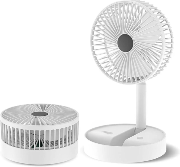 Telescopic Folding Fan Summer Silent Desktop Retractable Fan For Office Bedroom School Usb Ventilator