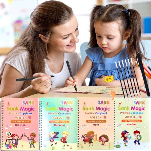 Magic Handwriting Practice Notebook For Kids