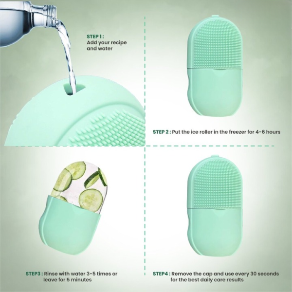 Reusable Facial Ice Roller For Face | Enhance Skin Glow Shrink