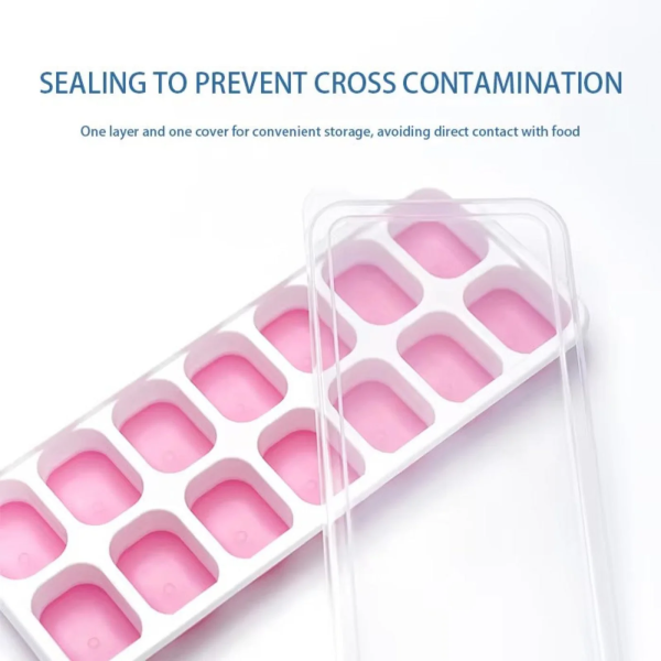 Silicone Ice Cube Trays With Lid