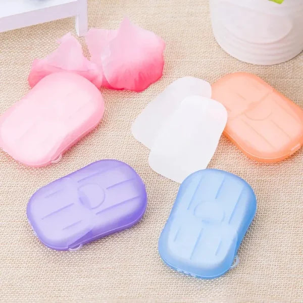 Travel Soap Outdoor Portable Mini Paper Soap Paper Washing Hand Bath